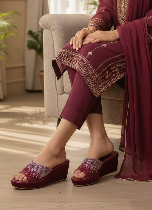 Sliptoria Starlight Luxe Wedges