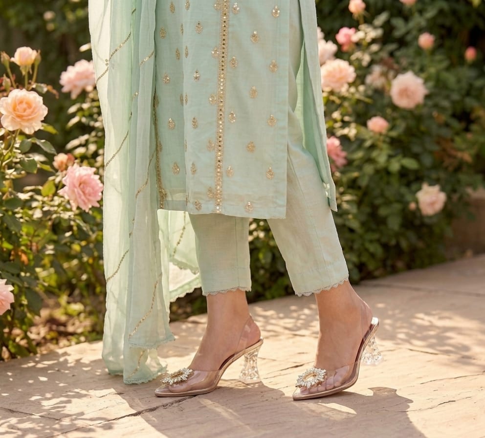 Sliptoria Royal Gold Sunburst Mules
