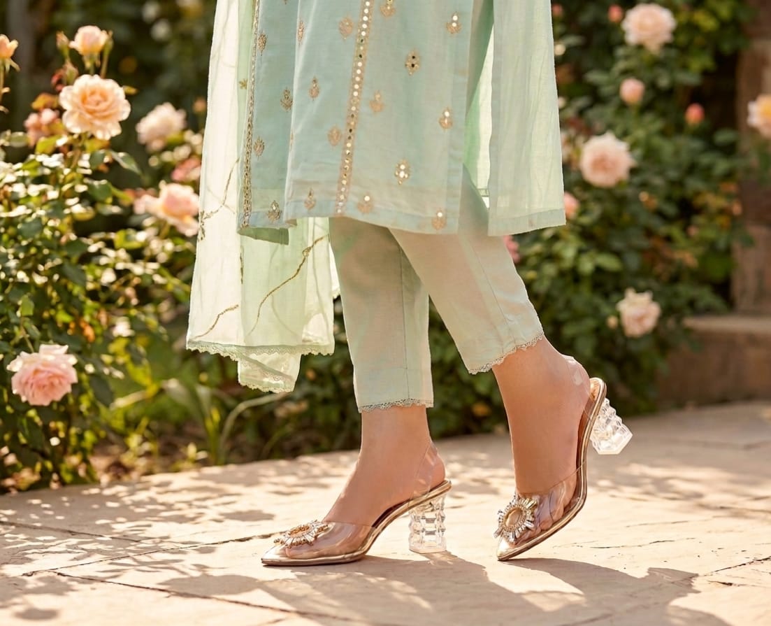 Sliptoria Royal Gold Sunburst Mules
