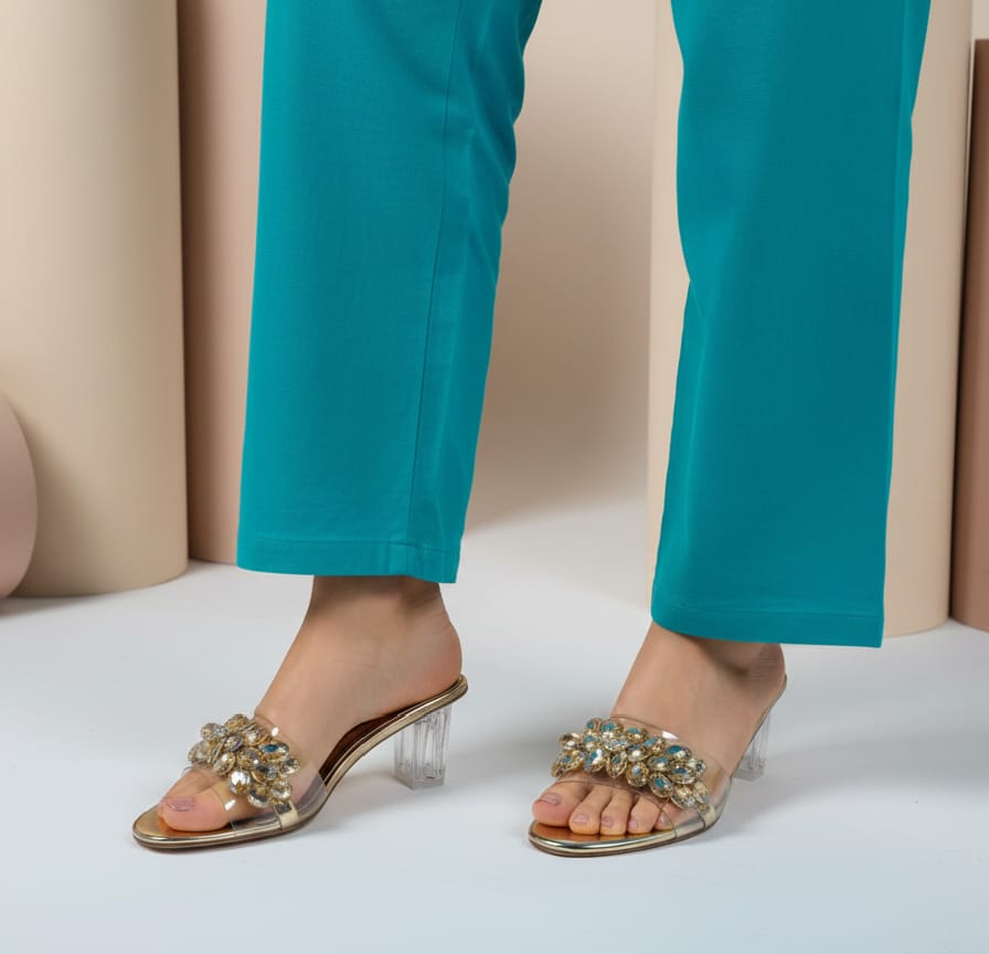 Sliptoria Sparkle Crystal Heels